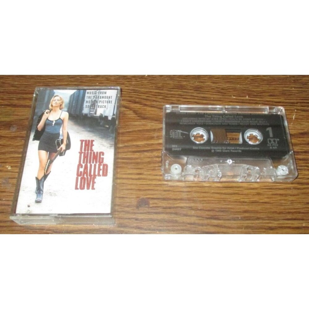 The Thing Called Love soundtrack on cassette (Giant Records, Canada, 1993)